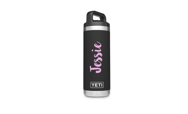 Personalized Engraved YETI Water Bottle - White / 18oz Water Bottle