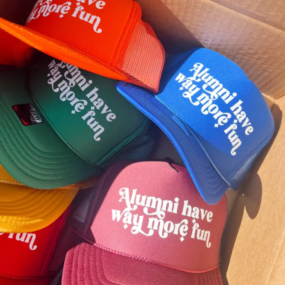 Alumni Have Way More Fun Trucker Hat | Red