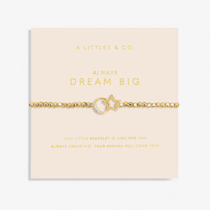 Forever Yours 'Always Dream Big' Bracelet In Gold-Tone Plating