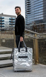 Hulken® Large Tote Bag | Silver