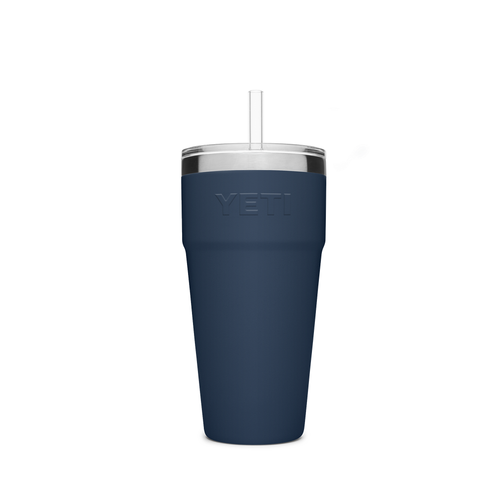 YETI Rambler Stackable 26oz Cup with Straw Lid - Navy in 2023
