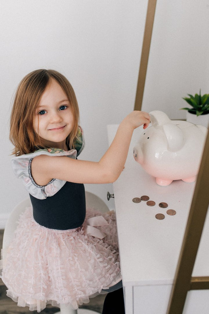 Ombre Piggy Bank | Pink