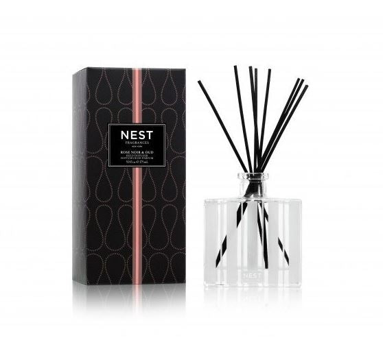 NEST Rose Noir & Oud Reed Diffuser