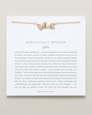 Beautifully Broken Necklace | Gold