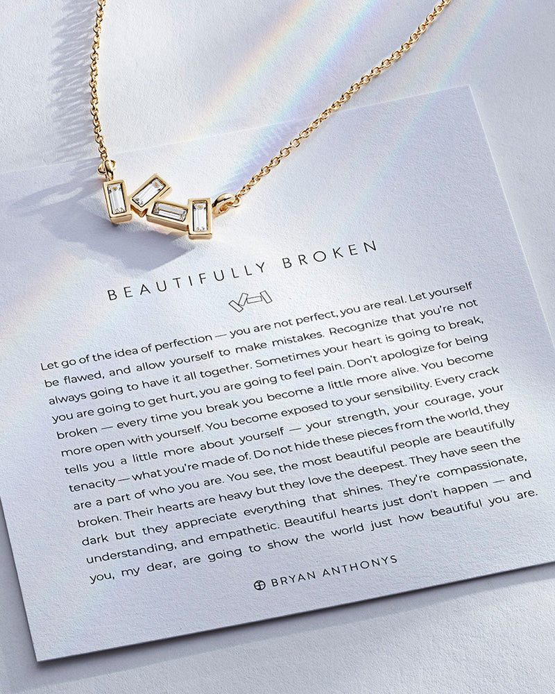 Beautifully Broken Necklace | Gold