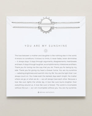 You Are My Sunshine Necklace Set | Silver